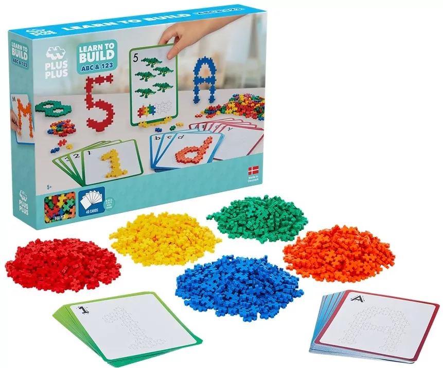 Plus Plus Klocki Naucz się budować Literki i cyfry 3909 - tantis.pl