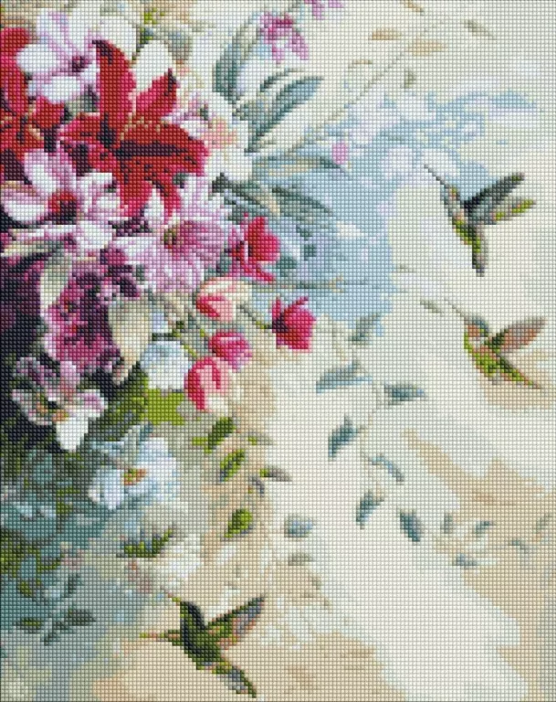 Diamentowa mozaika. Magia wiosny 40x50cm - tantis.pl