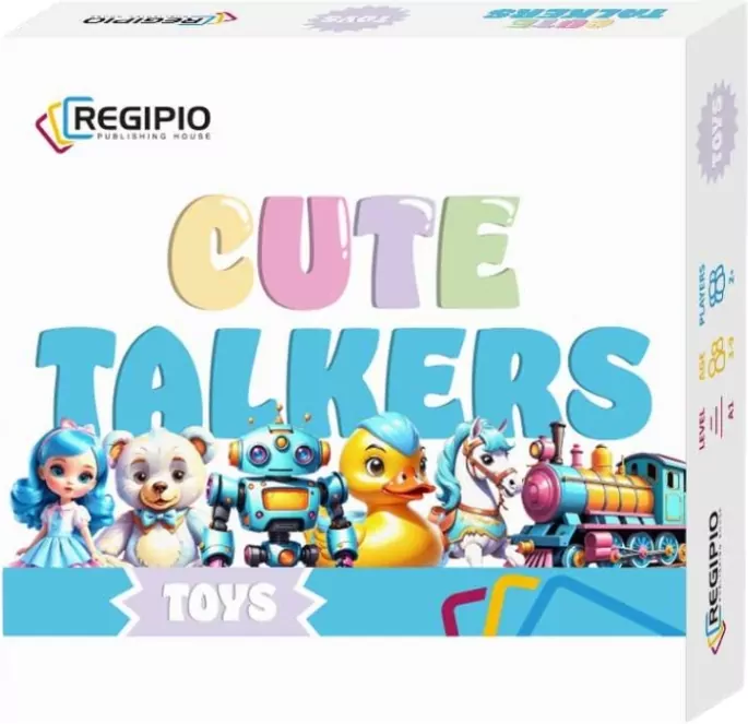 CUTE TALKERS TOYS Zestaw do nauki języka angielskiego - tantis.pl