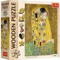 Trefl. Puzzle drewniane 200. Pocałunek Gustav Klimt - tantis.pl