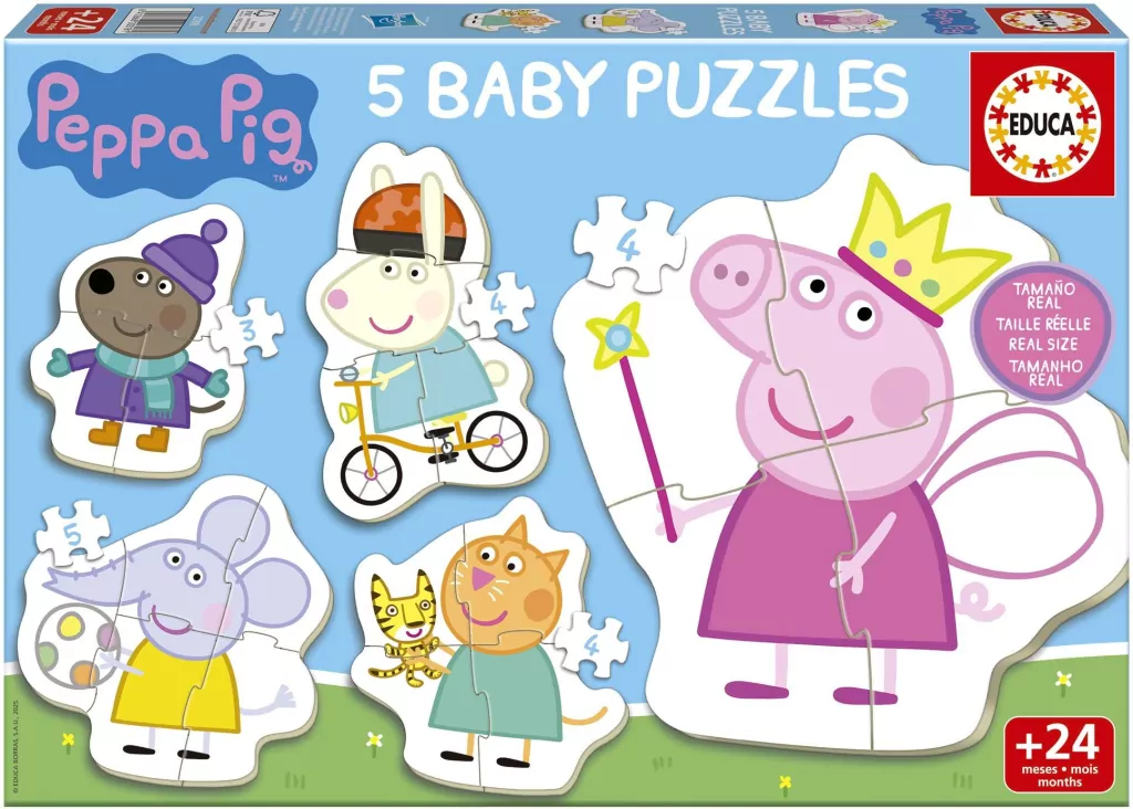 Puzzle 3-5 Świnka Peppa - tantis.pl