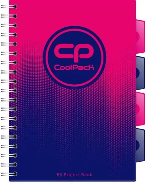 Kołobrulion B5 Coolpack 100 kartek gradient frape - tantis.pl