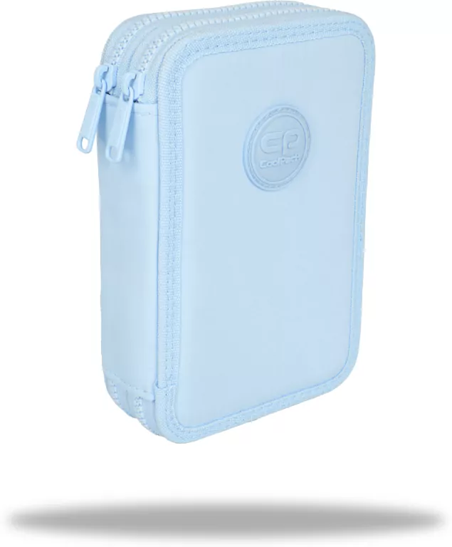 Piórnik 2-komorowy z wyposażeniem Coolpack Jumper 2 pastel powde błękit - tantis.pl
