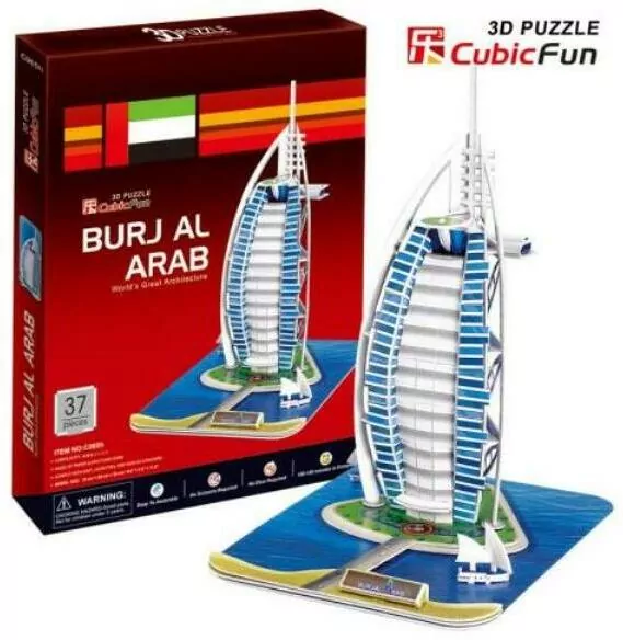 Puzzle 3D. Burj Al Arab. Cubic Fun - tantis.pl