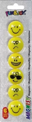 Magnesy do tablic 29mm emotikony