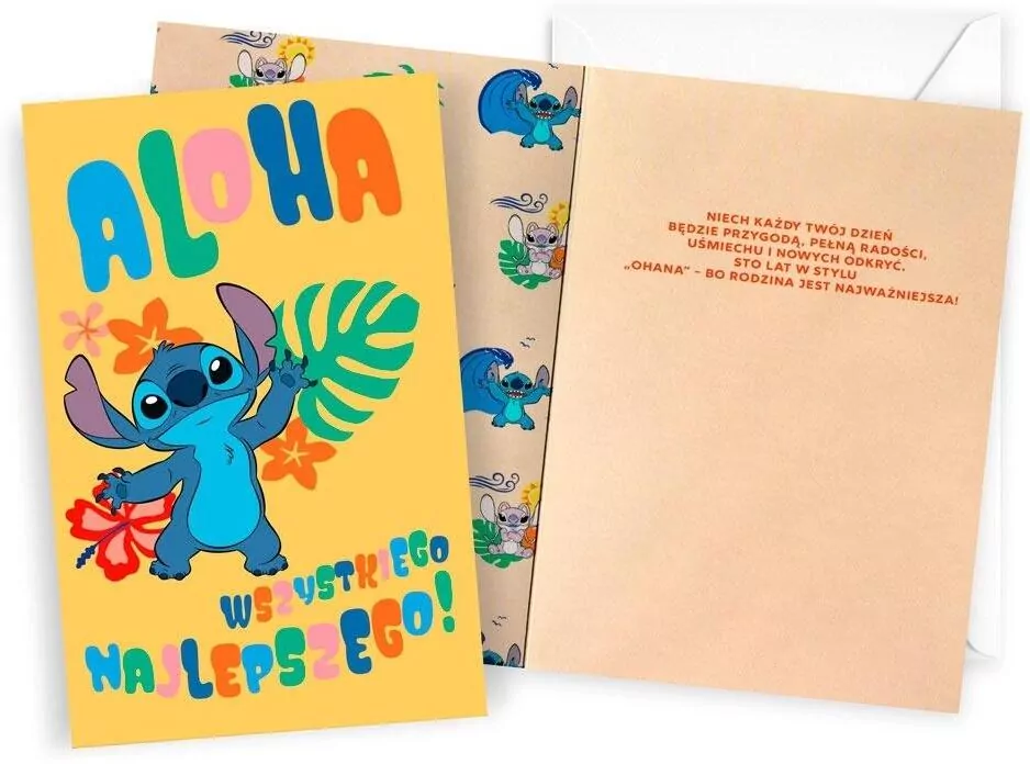 Karnet Urodziny Stitch - tantis.pl