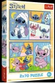 Puzzle 2x70 Ze Stitchem nie ma nudy TREFL - tantis.pl