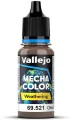 Vallejo: 69.521 - Mecha Weathering - Oiled Earth Wash (17 ml) - tantis.pl