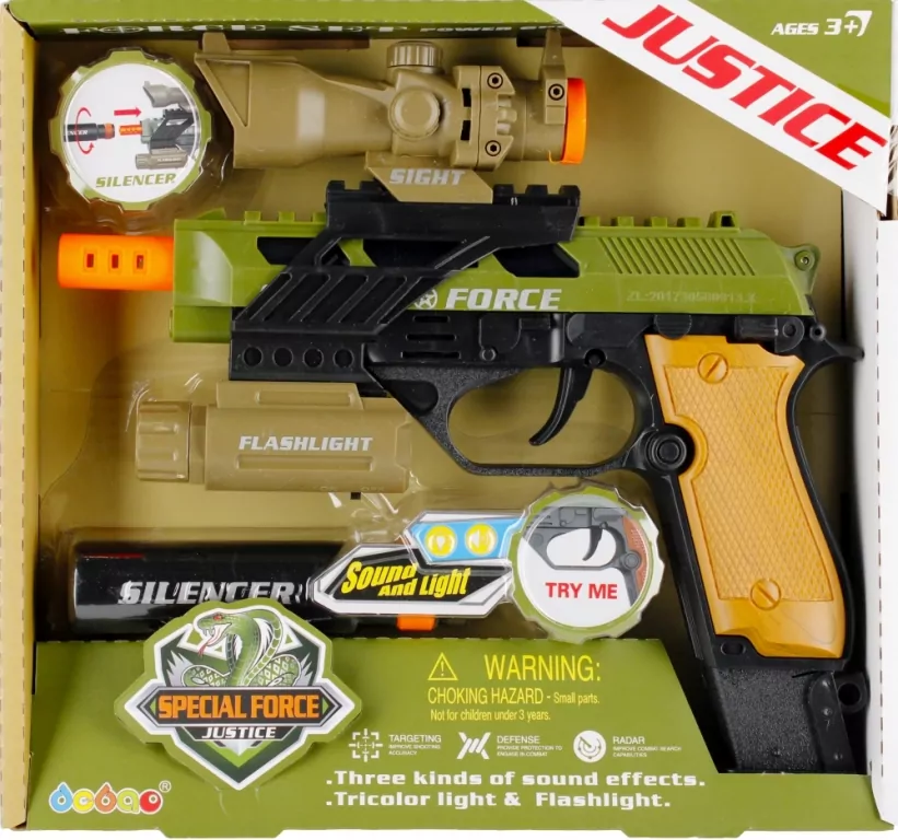 Karabin plastikowy na baterię - tantis.pl