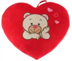 Poduszka Serce miś 20cm