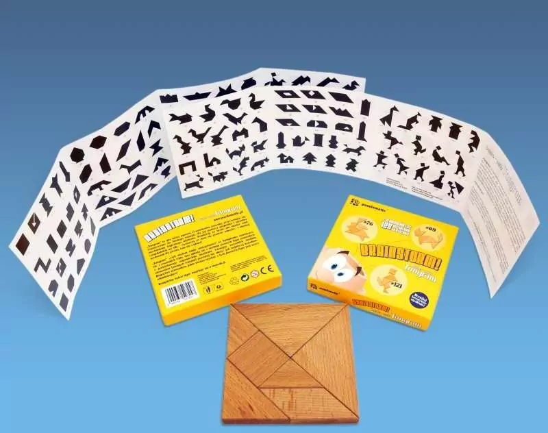 Puzzle drewniane - seria Tangram. 190147 - tantis.pl