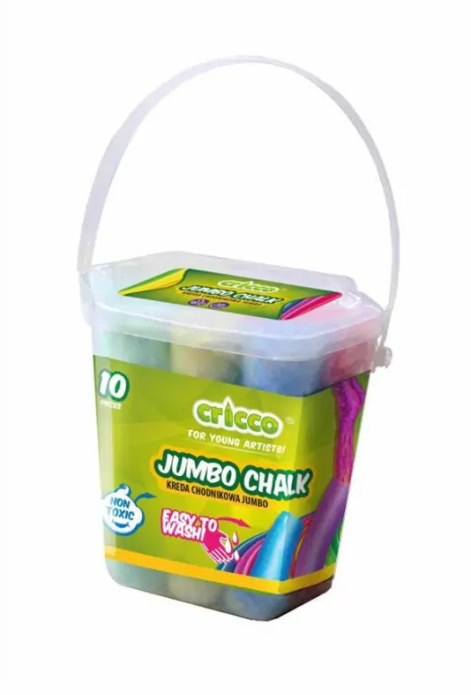 Kreda kolorowa Jumbo wiaderko CRICCO - tantis.pl