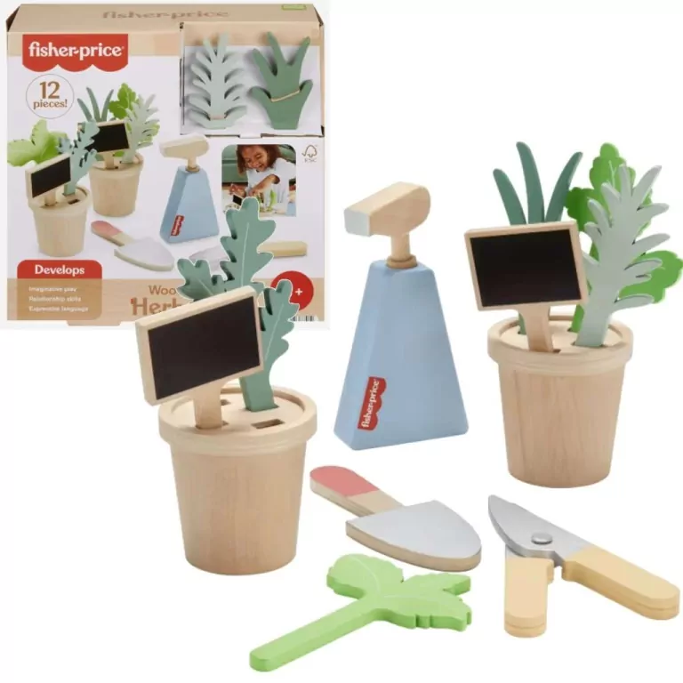Fisher Price Zestaw Mały ogrodnik drewniany - tantis.pl