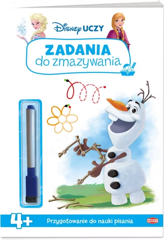 Disney Uczy. Kraina lodu. Zadania do zmazywania - tantis.pl