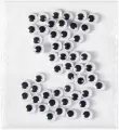 Samoprzylepne ruchome oczka 6 mm, 50 szt. (KSOC-013) - tantis.pl