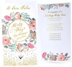 Karnet W dniu Ślubu