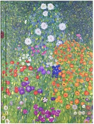 Notatnik szyty Ogród Kwiatowy G. Klimt