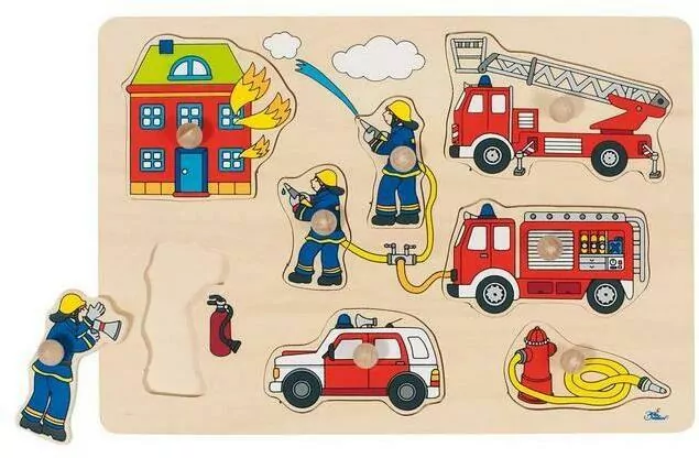 Układanka z uchwytami - straż pożarna - tantis.pl