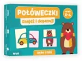 Połóweczki. Znajdź i dopasuj! Auto i miś - tantis.pl