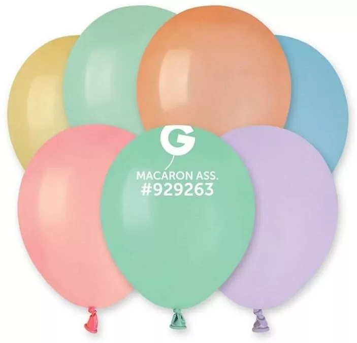 Balony Gemar pastelowe Macaron - tantis.pl