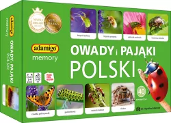 Memory .Owady i pająki Polski.  40 elementów