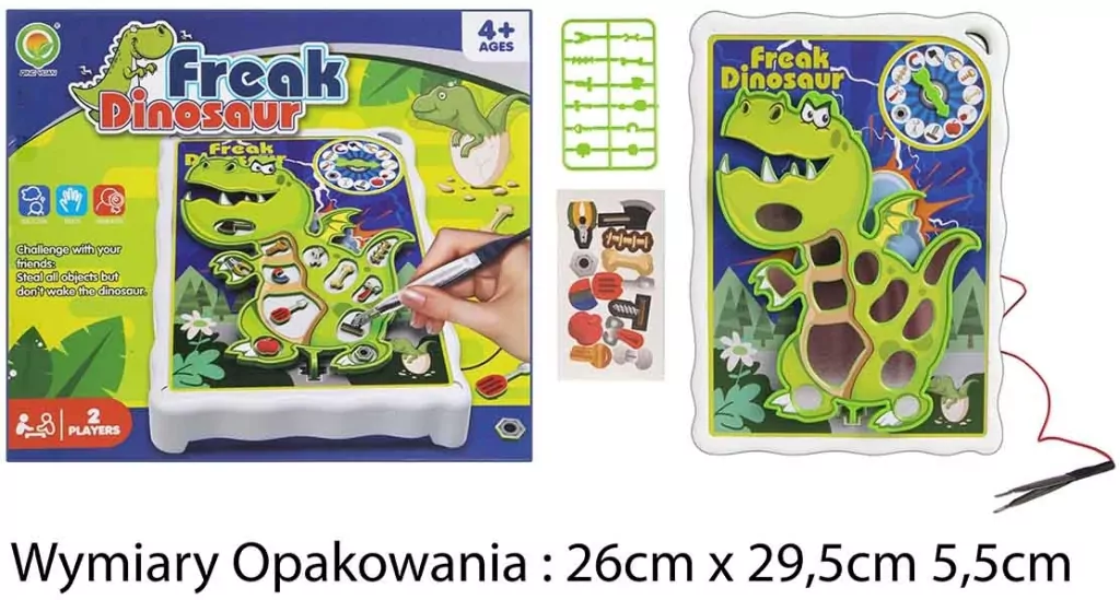 Gra magnetyczna Dinozaur 1008804 88048 - tantis.pl