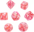 Komplet kości RPG brzoskwiniowe Gęsty Rdzeń - tantis.pl