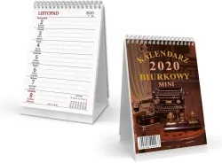 Kalendarz 2020. Biurkowy pionowy mini