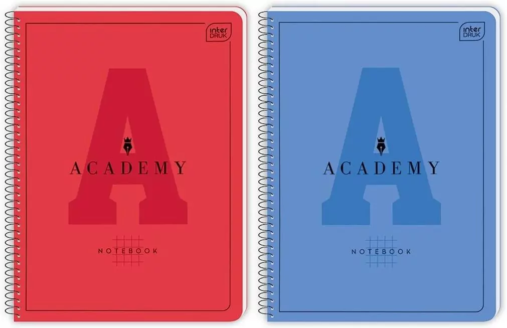 Kołozeszyt Academy. A5/80K kratka. 5 sztuk - tantis.pl