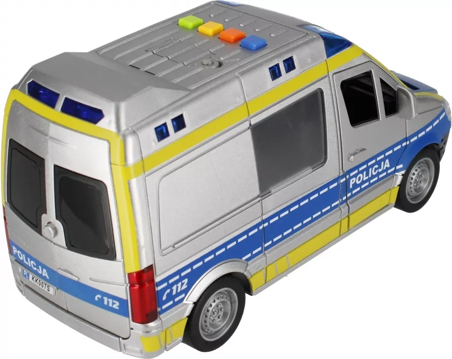 Auto Policja Radiowóz światło/dźwięk - tantis.pl