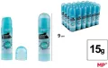 Klej w sztyfcie niebieski 15g. 24 sztuki - tantis.pl
