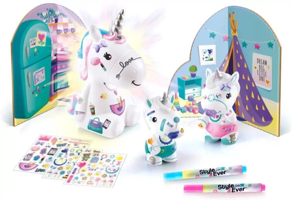 Świecące Dekorożce. Rodzinka jednorożców DIY - tantis.pl