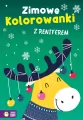Zimowe kolorowanki z reniferem - tantis.pl