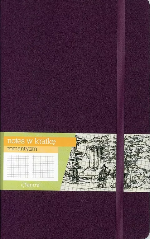 Notes A5 Kratka Romantyzm Fiolet - tantis.pl