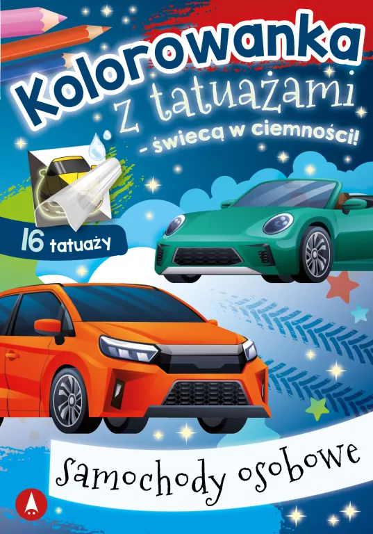 Kolorowanka z tatuażami Samochody osobowe - tantis.pl