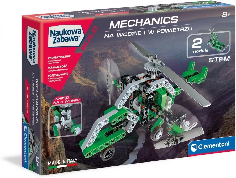 Na wodzie i w powietrzu. Laboratorium mechaniki. Naukowa Zabawa. 60953 - tantis.pl