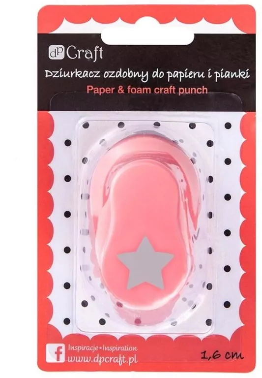 Dziurkacz ozdobny 1,6 cm gwiazda - tantis.pl