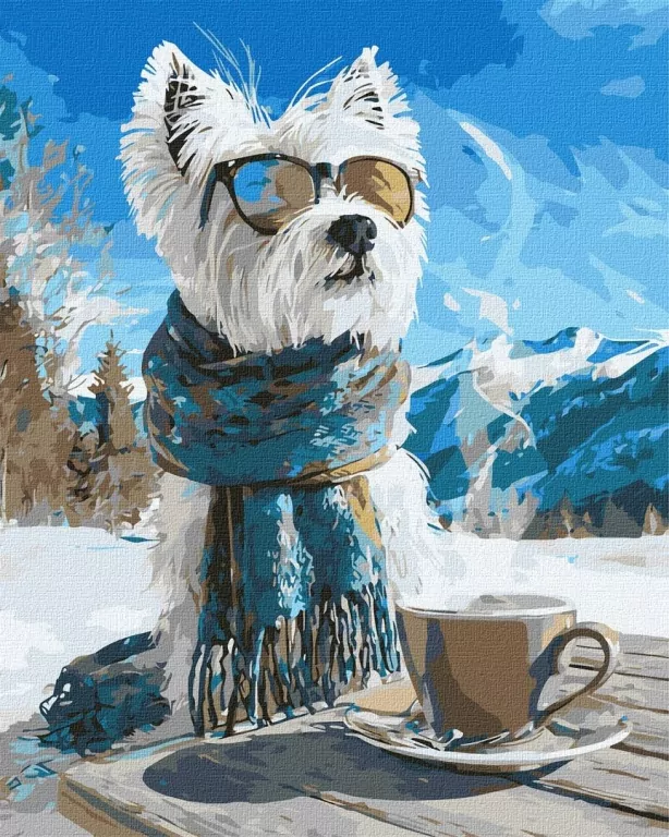 Malowanie po numerach -Zimowa przerwa 40x50cm - tantis.pl