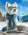 Malowanie po numerach -Zimowa przerwa 40x50cm - tantis.pl
