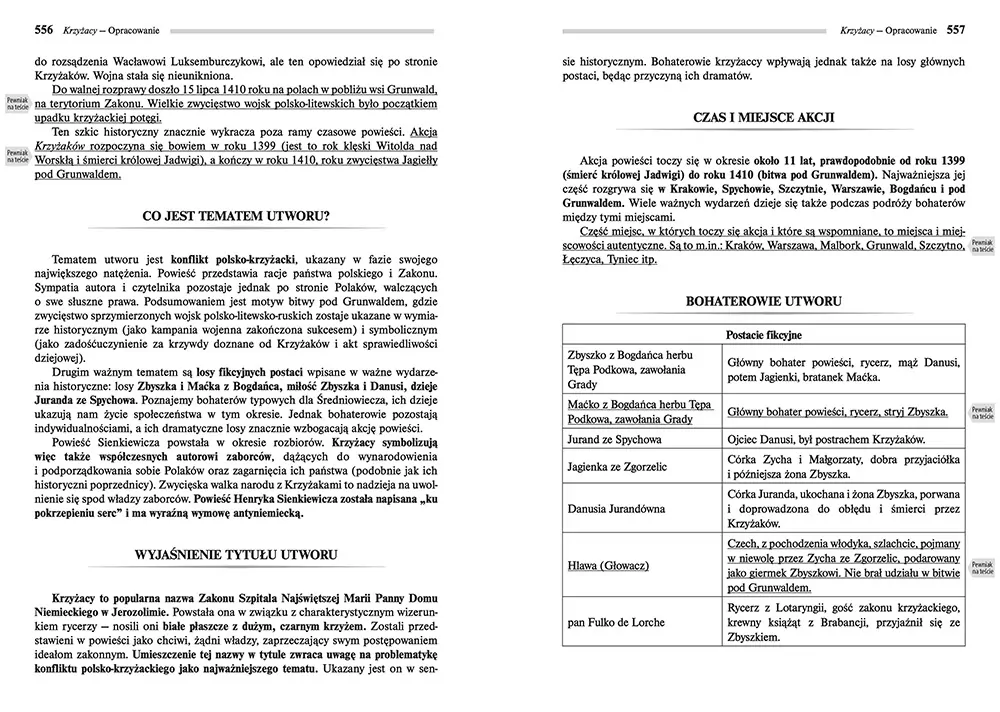 Krzyżacy. Lektura z opracowaniem - tantis.pl