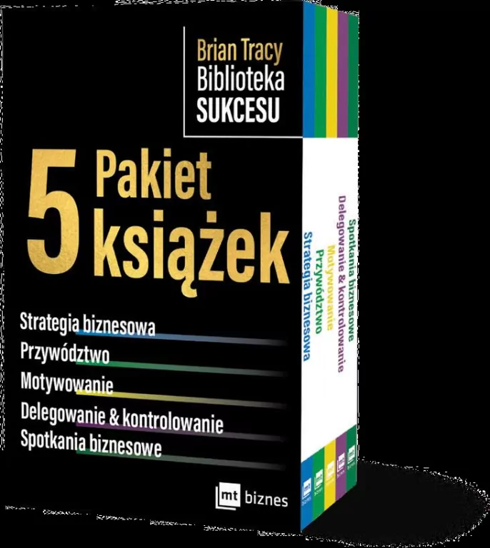 Pakiet Brian Tracy Biblioteka Sukcesu. Strategia biznesowa / Przywództwo / Motywowanie / Delegowanie&Kontrolowanie / Spotkania biznesowe wyd. 2 - tantis.pl