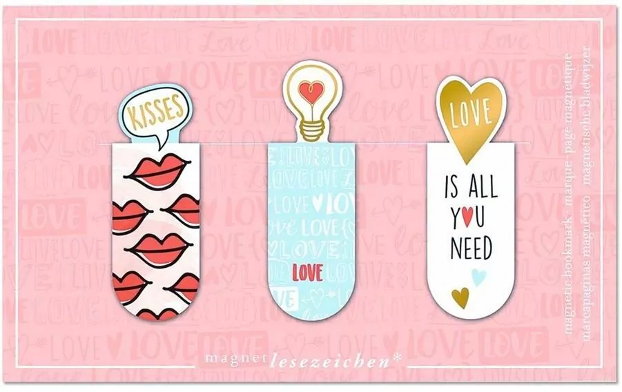 Zakładki magnetyczne - Miłość 3 - tantis.pl