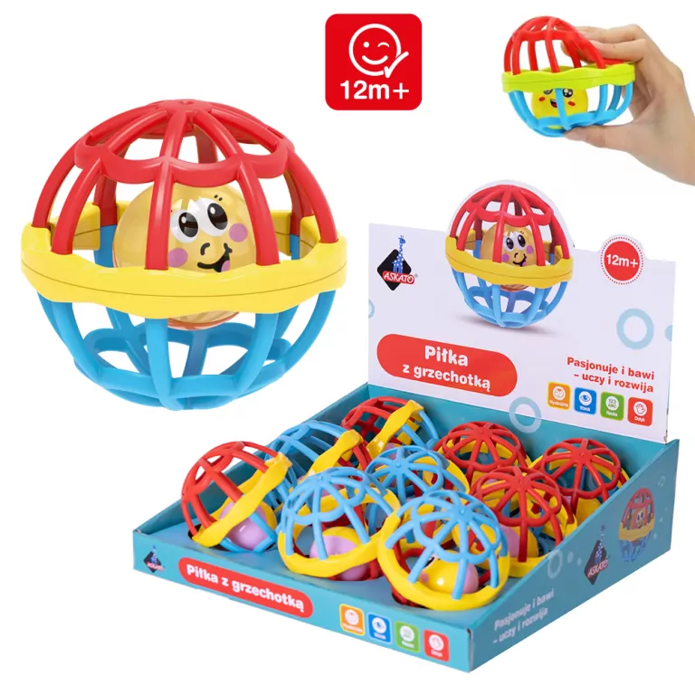 Piłka z grzechotką - tantis.pl