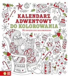 Kalendarz adwentowy do kolorowania
