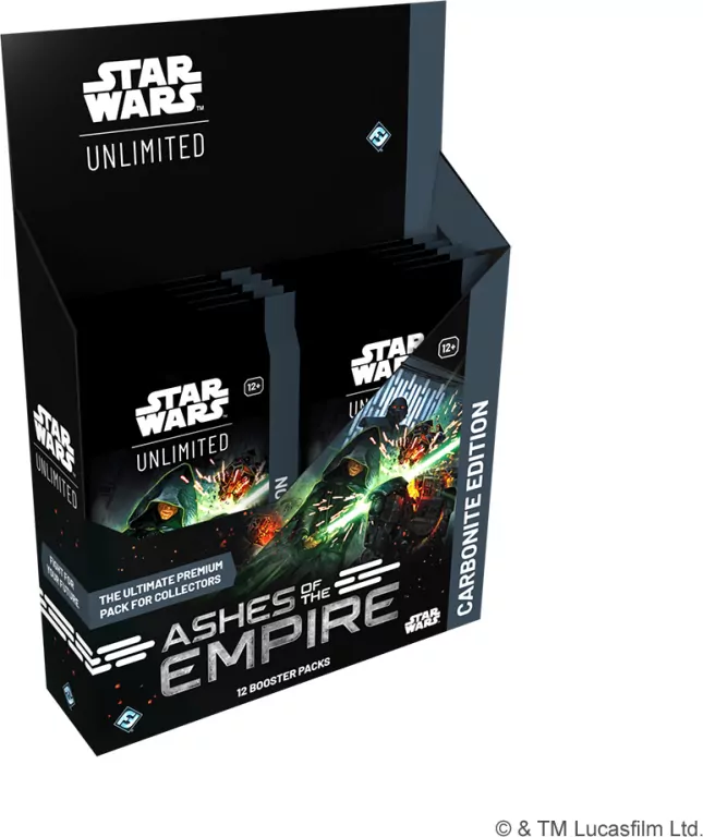 Star Wars: Unlimited Card Game - Ashes of the Empire - Carbonite Booster Display (12) - tantis.pl