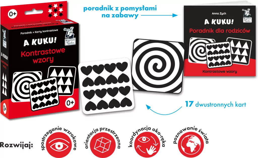 A kuku! Kontrastowe wzory. Kapitan Nauka - tantis.pl