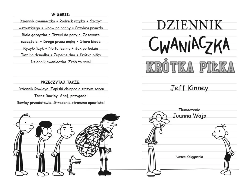 Krótka piłka. Dziennik cwaniaczka. Tom 16 - tantis.pl