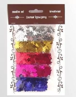 Zestaw cekiny kwiatki 30g - tantis.pl