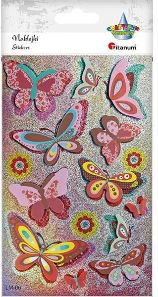 Naklejki foliowo-papierowe 3D. Motyle - tantis.pl
