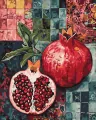Malowanie po numerach - Czerwony granat 40x50cm - tantis.pl